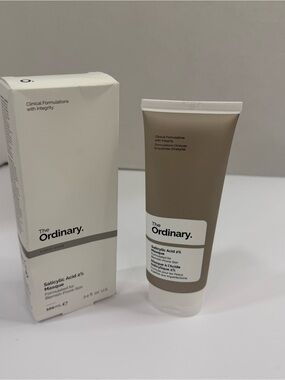 The Ordinary Salicylic Acid 2% Masque 100ml 3.4oz Charcoal Clay Mask NIB
